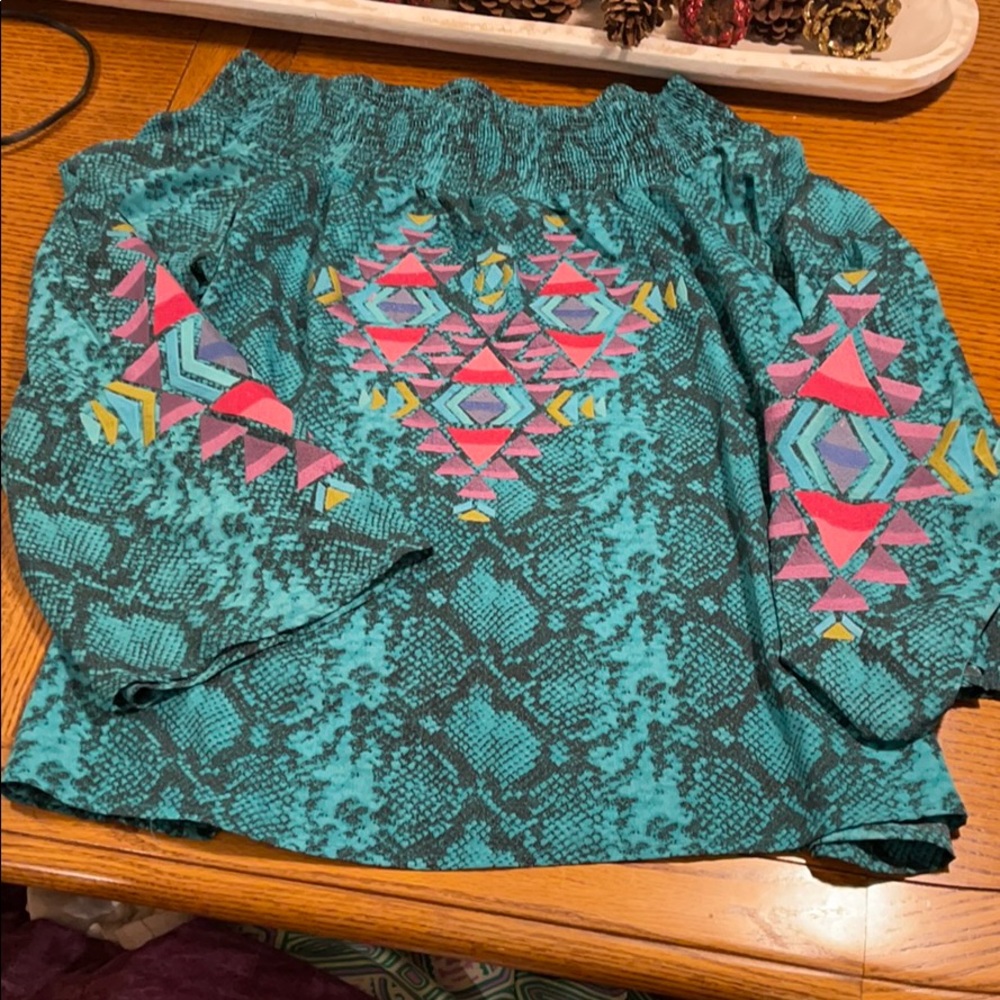 NWT Size Large Judith March Embroidered Tunic